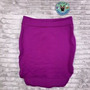 Lululemon Skirt Size 6 City‎ Vivid Plum Side Slit Stretch Nulu Fabric Jogging